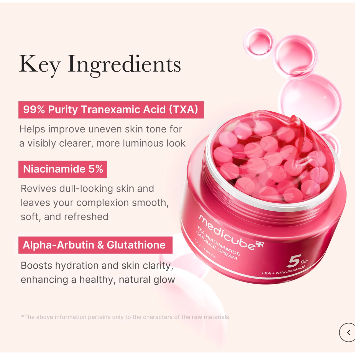 TXA NIACINAMAIDE CAPSULE CREAM