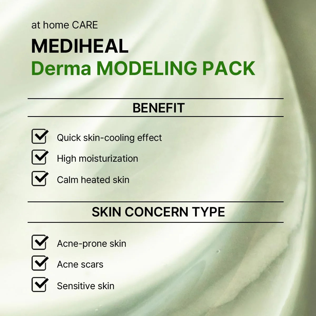 MEDIHEAL DERMA MODELING PACK [TEATREE CALMING]