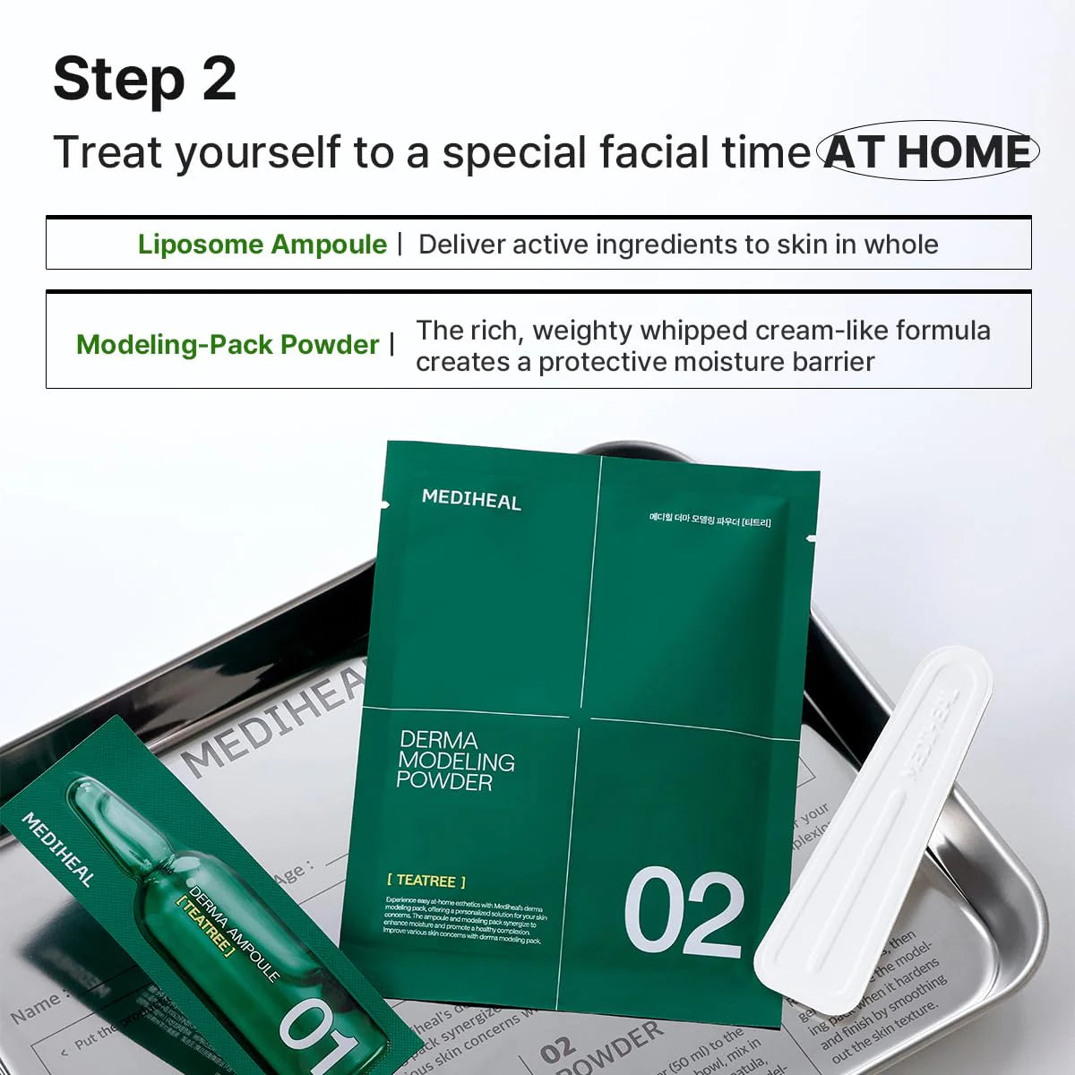 MEDIHEAL DERMA MODELING PACK [TEATREE CALMING]