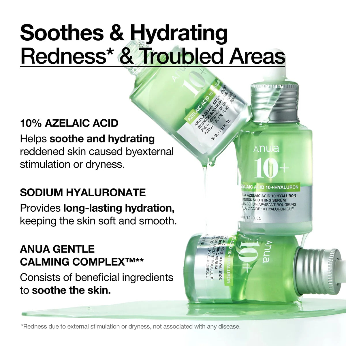 ANUA AZELAIC HYALURON SOOTHING SERUM 30ML