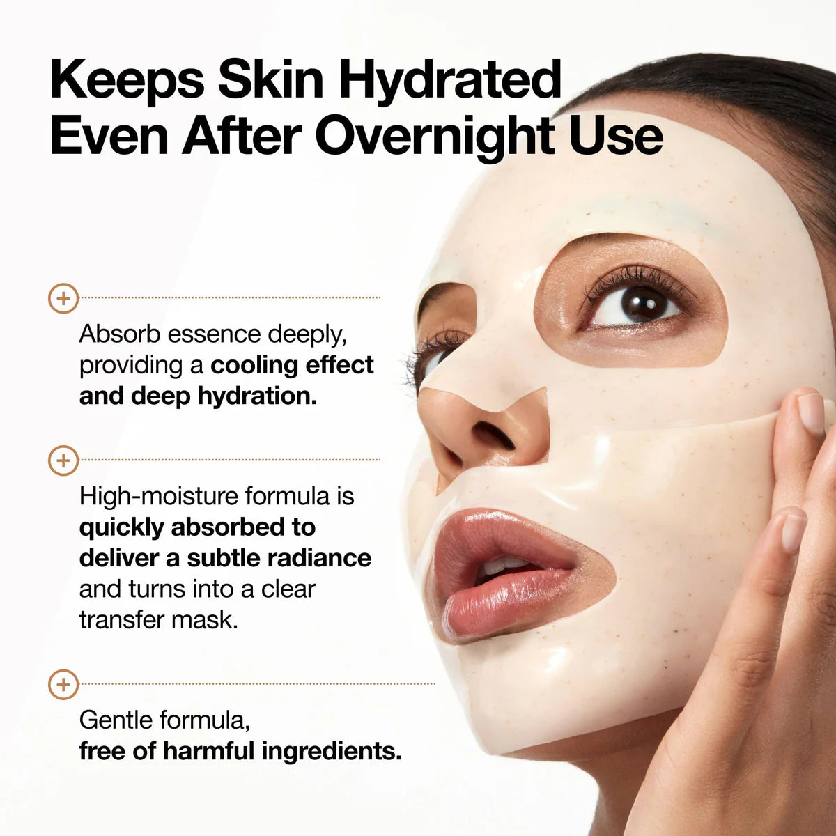 [4EA] RICE 70 GLOW COLLAGEN MASK
