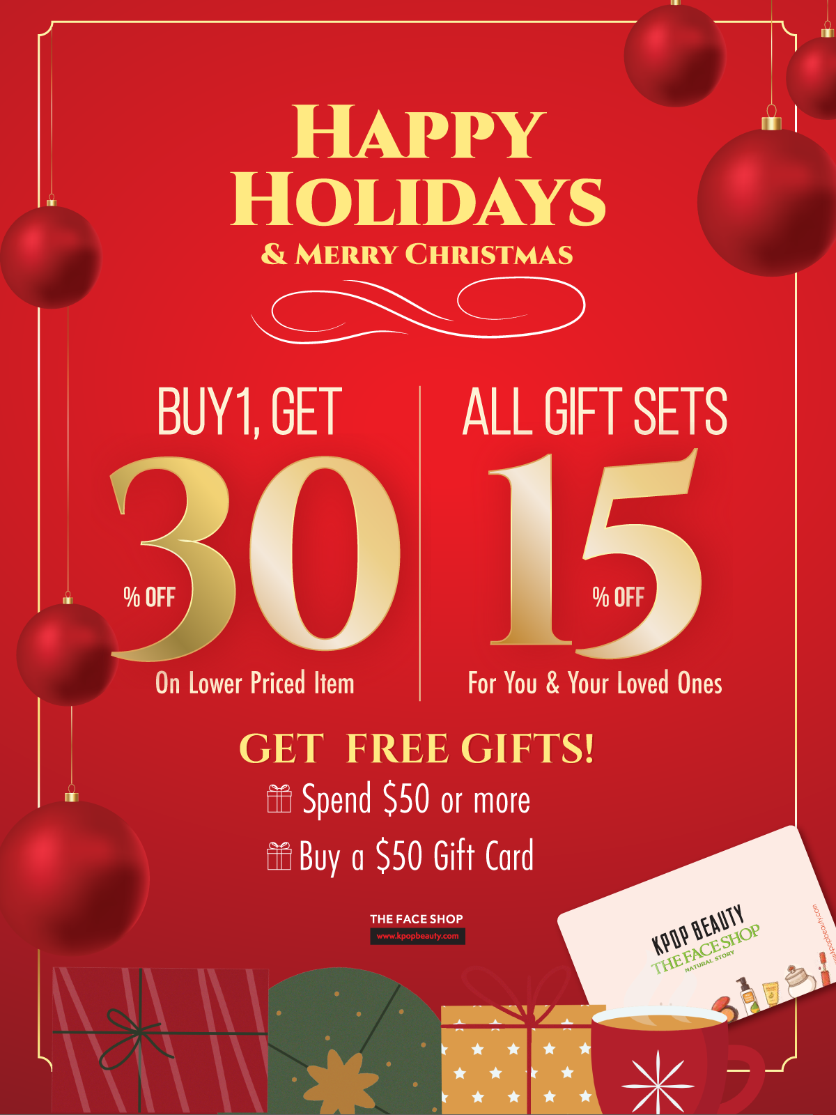 Holiday Free Gift | with over $100 purchase