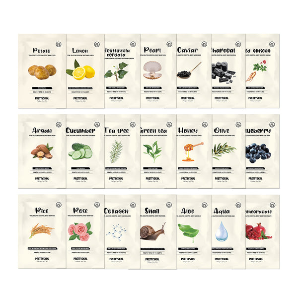PRETTYSKIN TOTAL SOLUTION ESSENTIAL SHEET MASK | COLLAGAN