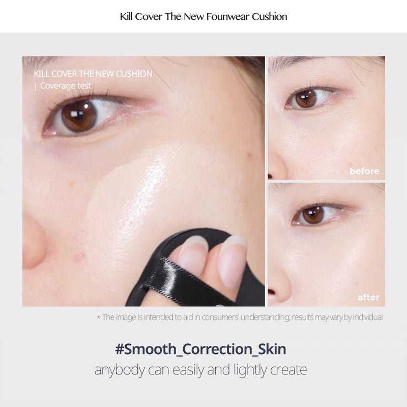 CLIO KILL COVER THE NEW FOUNWEAR CUSHION SET(+Refill)