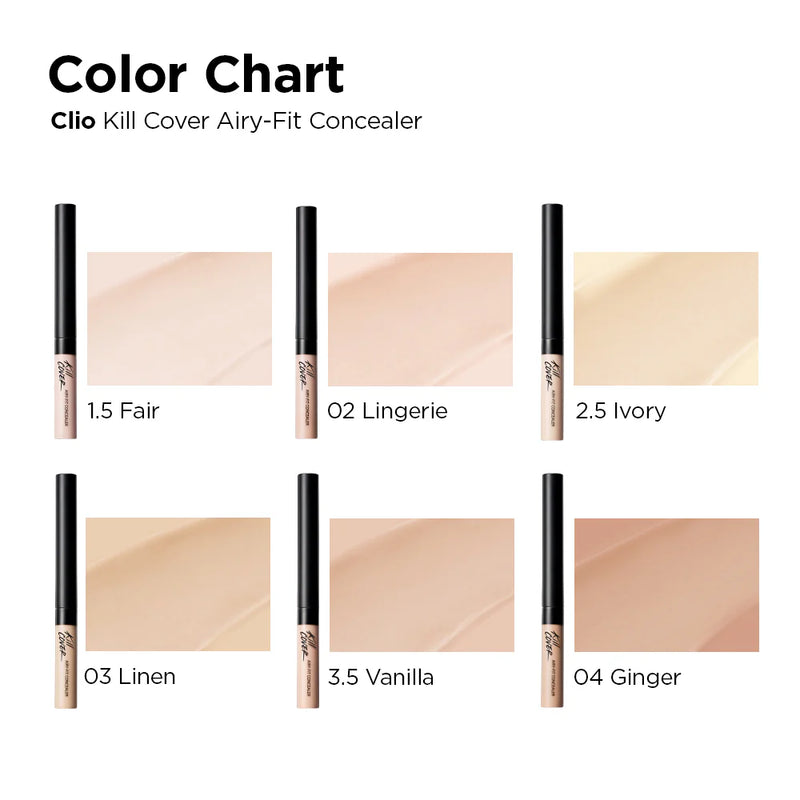 CLIO KILL COVER AIRY-FIT CONCEALER