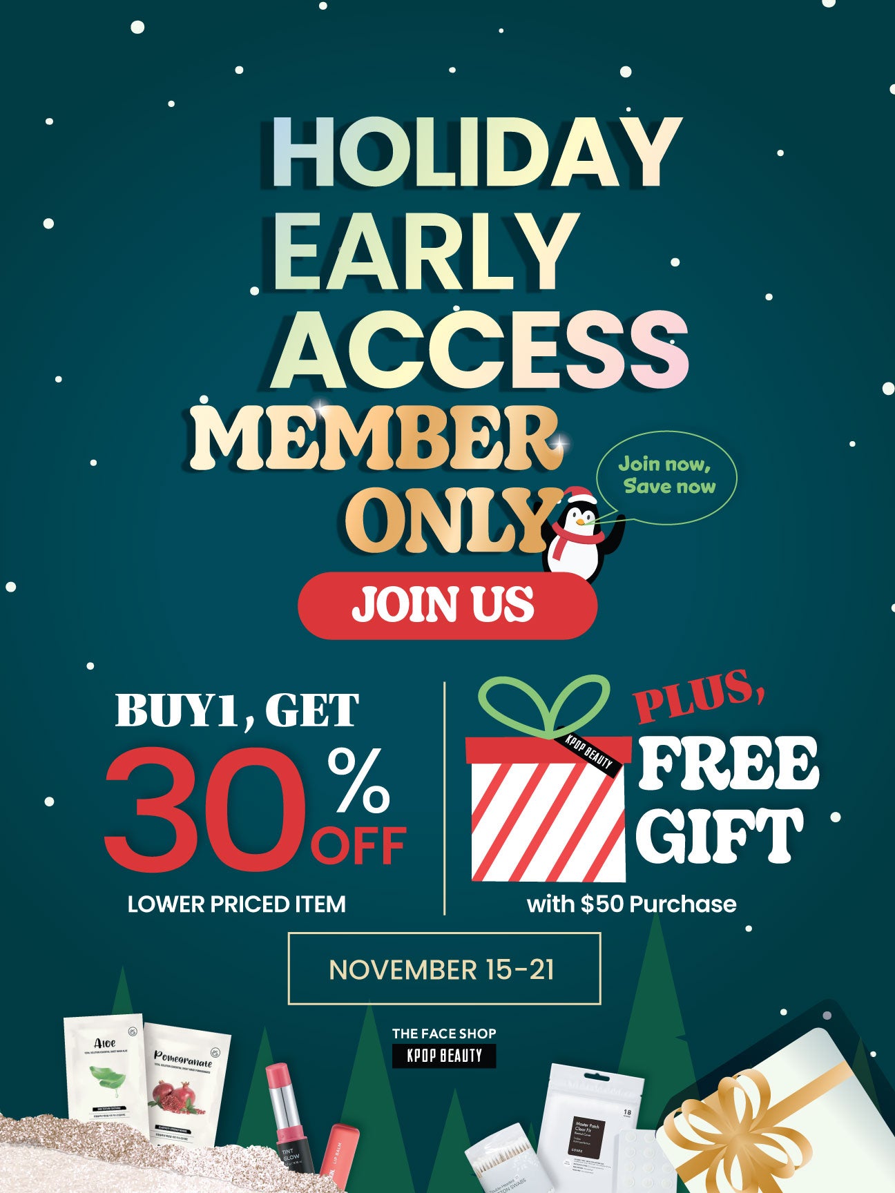 Holiday Free Gift | with over $100 purchase