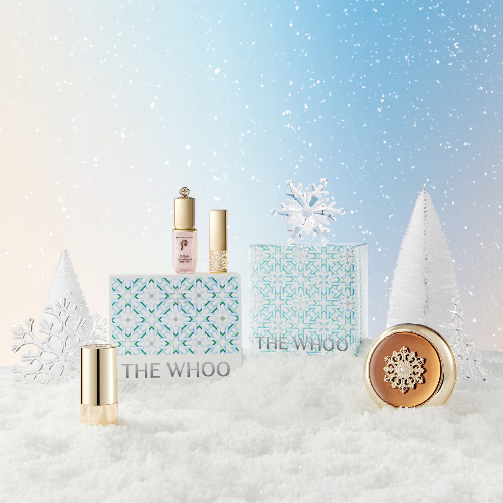 WHOO Cheongidan Radiant Essence Cushion SET No.21 [Holiday Edition]