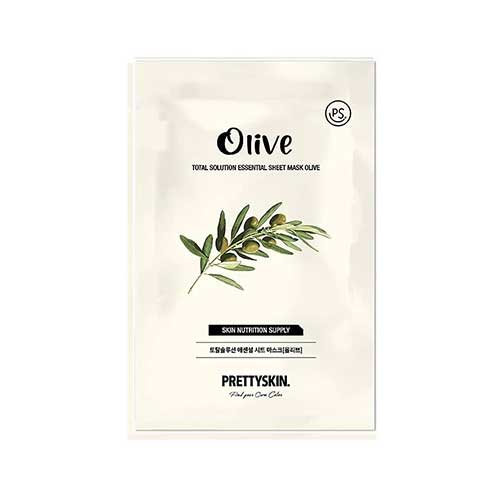 PRETTYSKIN TOTAL SOLUTION ESSENTIAL SHEET MASK | OLIVE