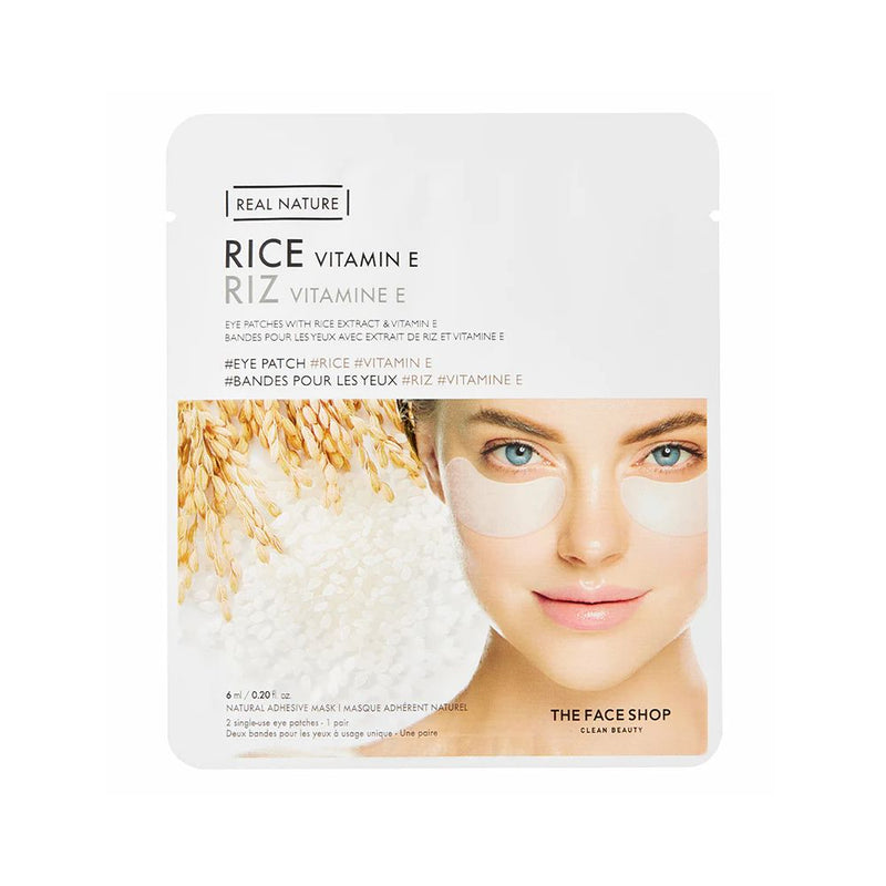 Real Nature Eye Patch Rice Vitamin E