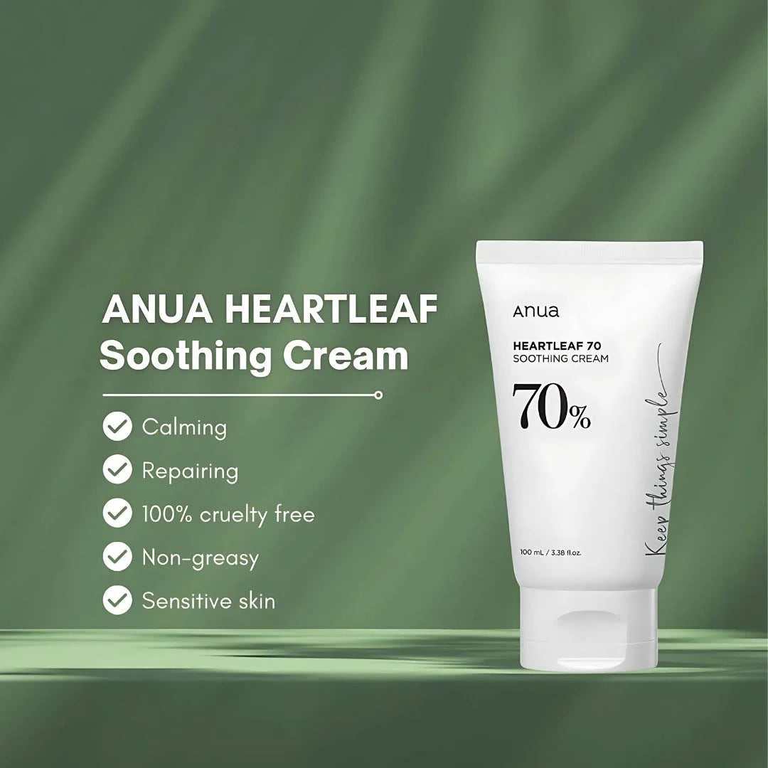 HEARTLEAF 70% SOOTHING CREAM