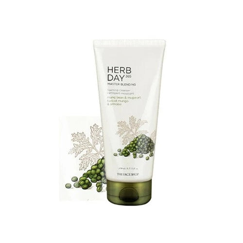 HERBDAY 365 MASTER BLENDING FACIAL FOAMING CLEANSER | MUNGBEAN&MUGWORT