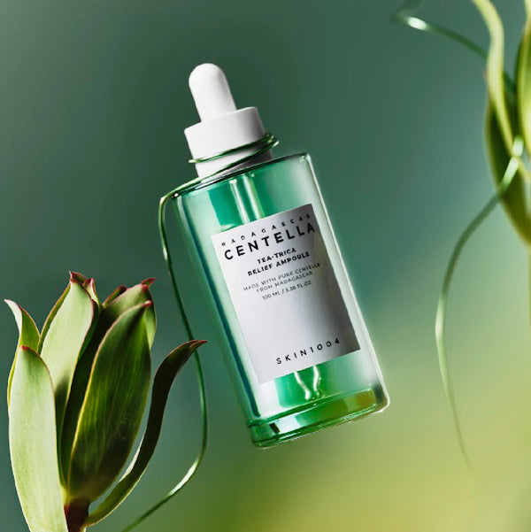 SKIN1004 Madagascar Centella Tea-Trica Relief Ampoule 100ml | Acne Skin Relief Ampoule