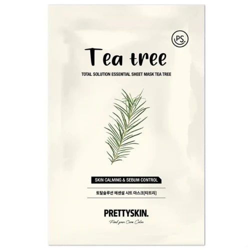 PRETTYSKIN TOTAL SOLUTION ESSENTIAL SHEET MASK | TEA TREE