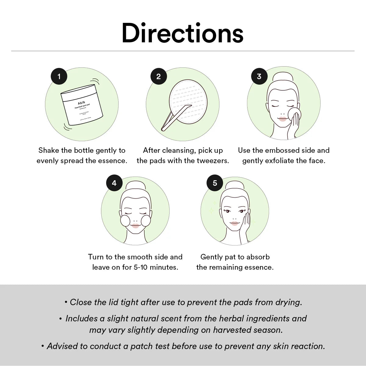 Abib HEARTLEAF SPOT PAD CALMING TOUCH