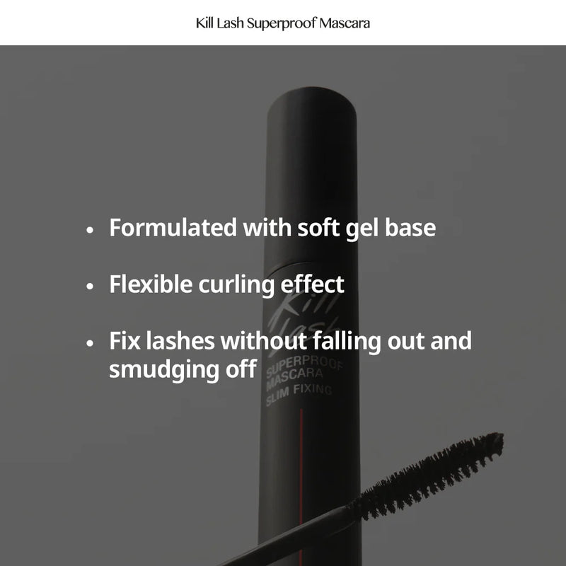 KILL LASH SUPERPROOF MASCARA 01 LONG CURLING