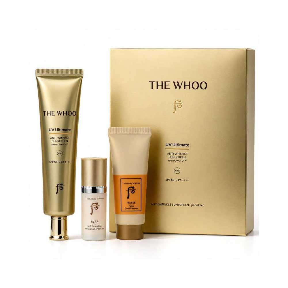 WHOO UV ULTIMATE ANTI WRINKLE SUNSCREEN SPECIAL SET