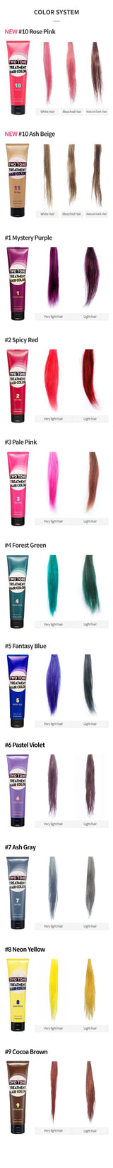 Two Tone Treatment Hair Color