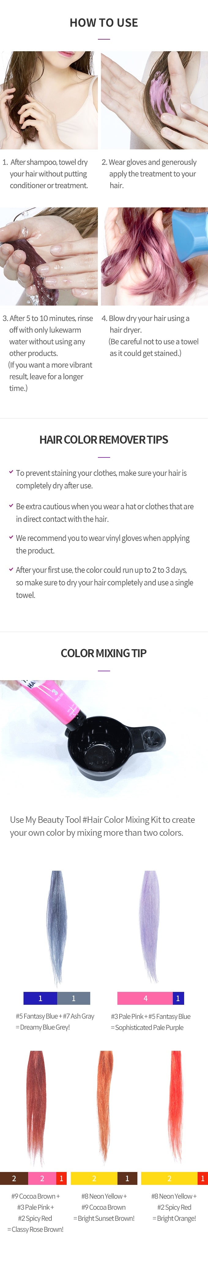 Two Tone Treatment Hair Color