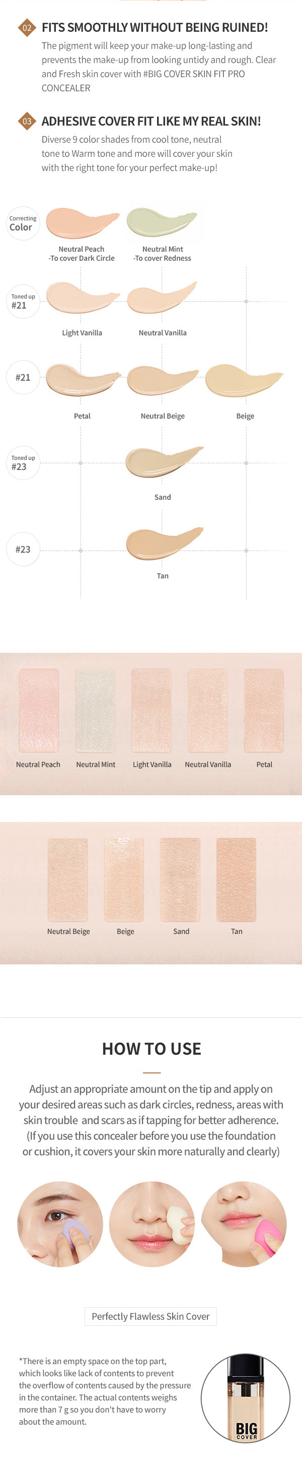 Big Cover Skin Fit Concealer PRO