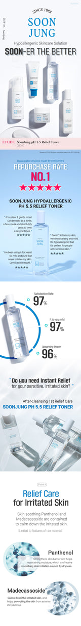 SOONJUNG PH 5.5 RELIEF TONER