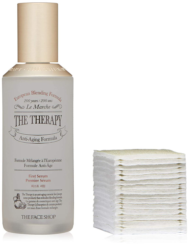 THE THERAPY FIRST SERUM with Green Tea Cotton Pads (30 pcs)