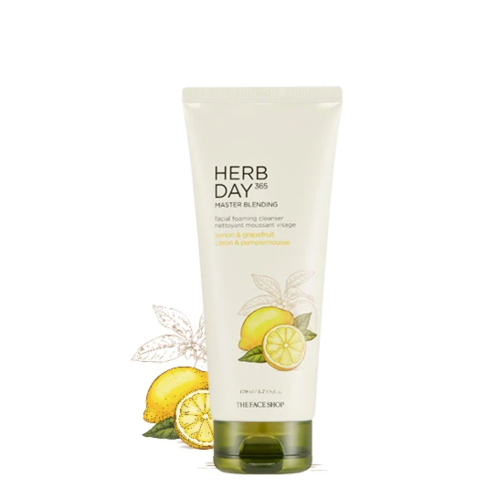 HERBDAY 365 MASTER BLENDING FACIAL FOAMING CLEANSER | LEMON&GRAPEFRUIT