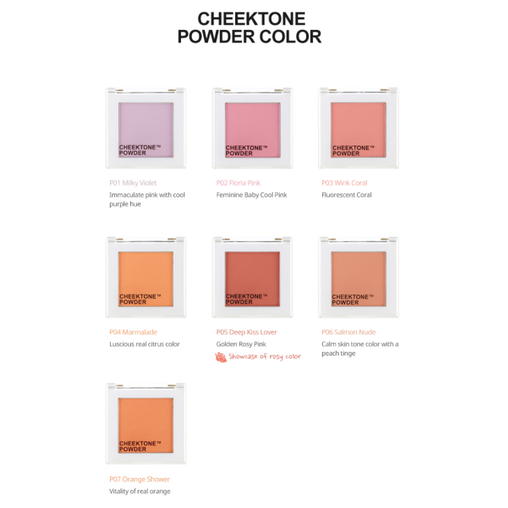 Cheektone Single Blusher Powder-Kpop Beauty